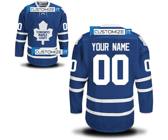 Men's Toronto Maple Leafs Customized Hockey Jersey,name And Number Stitched