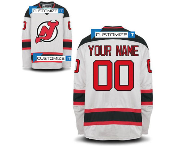 Men's Jersey Devils Customized Hockey Jersey,name And Number Stitched